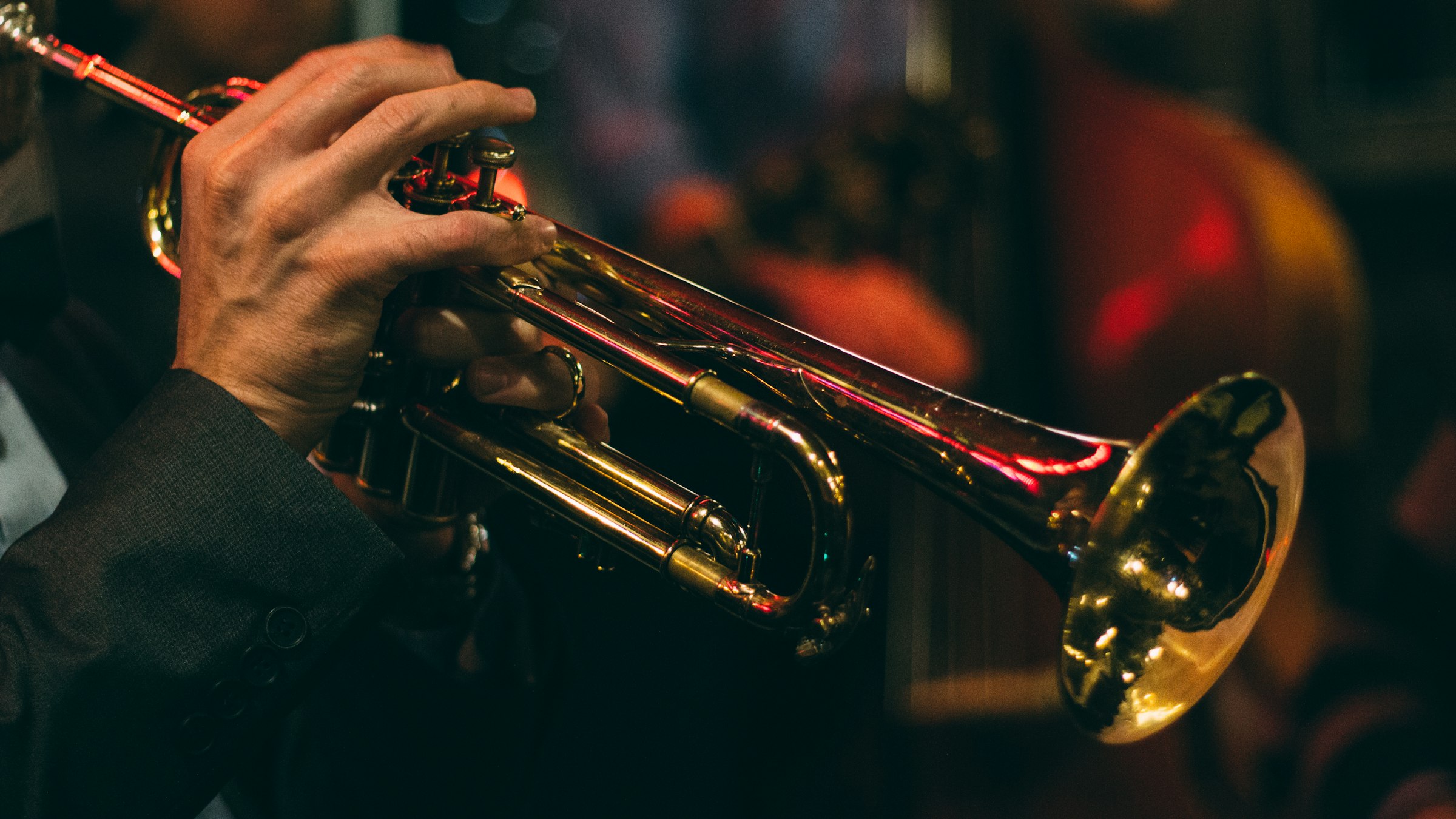 Live music — trumpet performance
